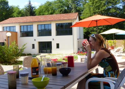 séjour en gite terrasse